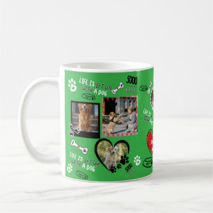 Café Caneca com Rosto de Cachorro Personalizado, Foto d