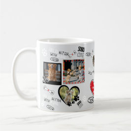 Café Caneca com Rosto de Cachorro Personalizado, Foto d