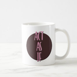 Café Caneca com Slogan de Recuperação