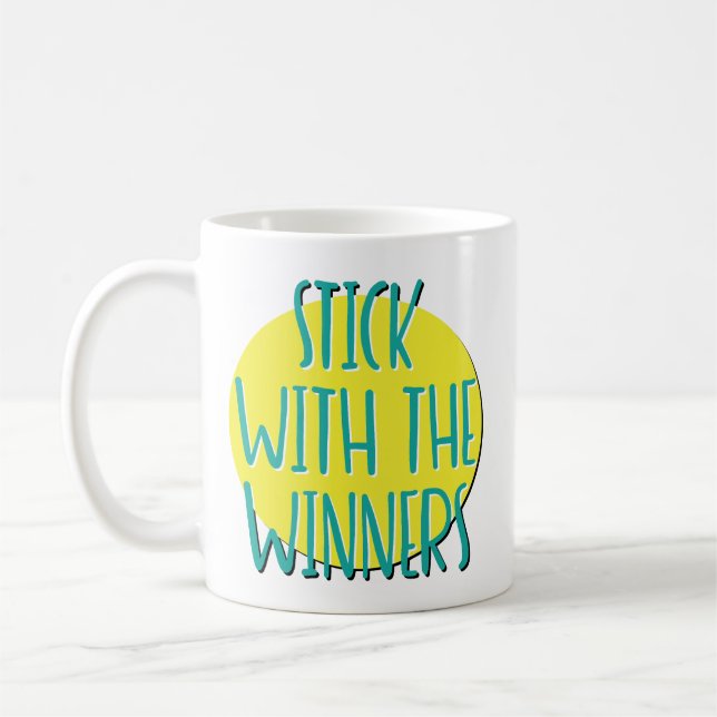 Café Caneca com Slogan de Recuperação dos Vencedores (Esquerda)