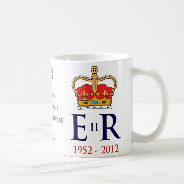 Café Caneca comemorativa do jubileu de diamante (Direita)
