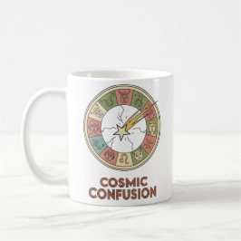 Café Caneca Confusão Cósmica – Presente Divertido de As