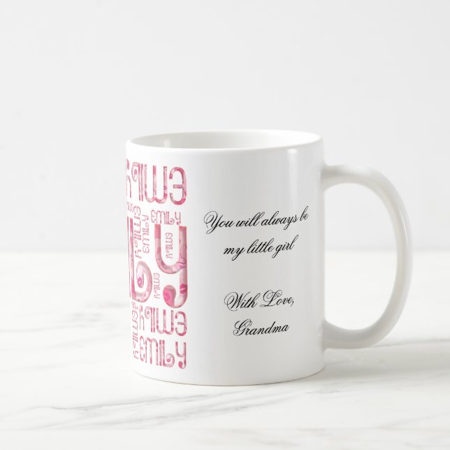 Café Caneca conhecida da tipografia de Emily da neta (Direita)