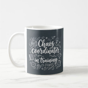 Café Caneca Coordenador de Caos em Treinamento Escolar