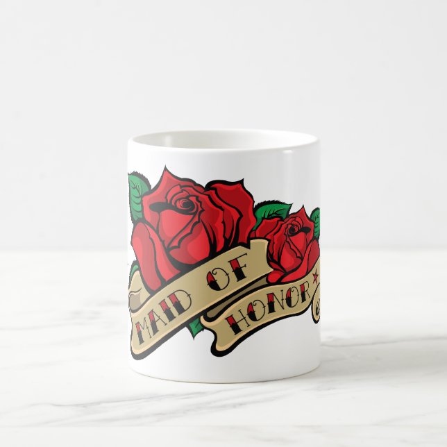Café Caneca cor-de-rosa da madrinha de casamento do (Centro)