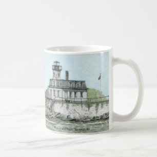 CAFÉ CANECA COR-DE-ROSA DO CLÁSSICO DE NEWPORT RI DA
