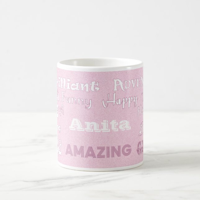 Café Caneca cor-de-rosa do melhor amigo de Anita (Centro)