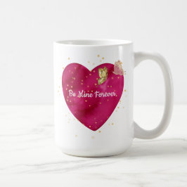 Café Caneca Coração de São Valentim