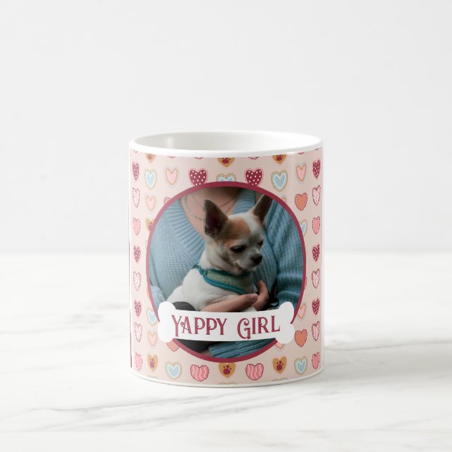 Café Caneca Coração de São Valentim com Foto do Seu Cac (Centro)
