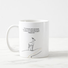 Café Caneca cristã Habacuque 3:19 | Presente de Fé