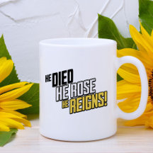Caneca Cristã Inspiradora de Páscoa Fé