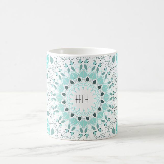Café Caneca Customisable da mandala do art deco de (Centro)
