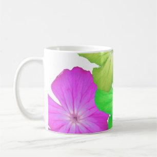 Café caneca customizável da criança de flor