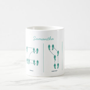 Café Caneca customizável da etapa de dança