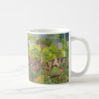 Café Caneca da aguarela do jardim de Jane Austen