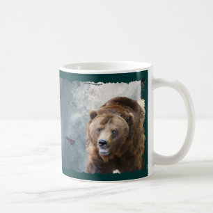 Café Caneca da arte do urso de urso & do amante dos