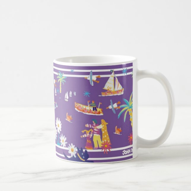 Café Caneca da arte: Passagem Cornualha de Helford (Direita)