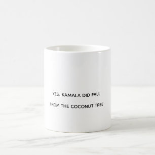 Café Caneca da árvore de coco Kamala