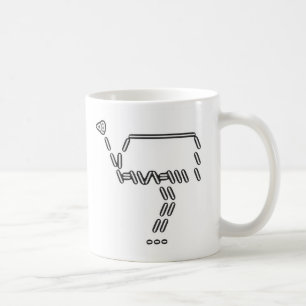 Café Caneca da avestruz de Digi