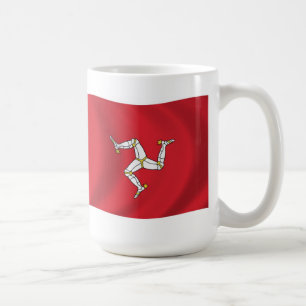 Café Caneca da Bandeira da Ilha de Man