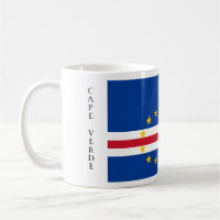 Caneca da bandeira de Cabo Verde
