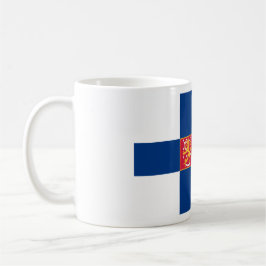 Café Caneca da bandeira de Finlandia