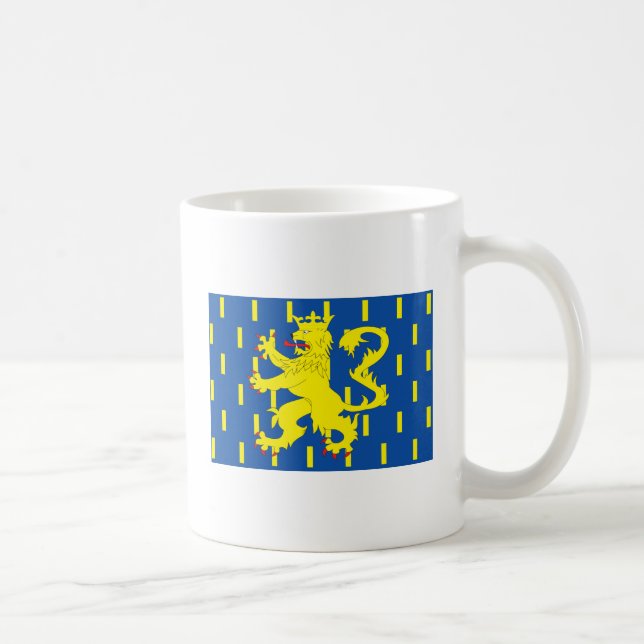 Café Caneca da bandeira de Franche Comte (Direita)