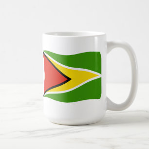 Café Caneca da bandeira de Guyana