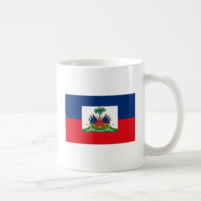 Café Caneca da bandeira de Haiti (Direita)