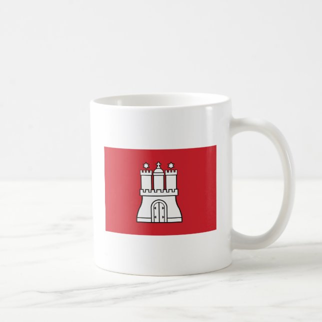 Café Caneca da bandeira de Hamburgo (Direita)