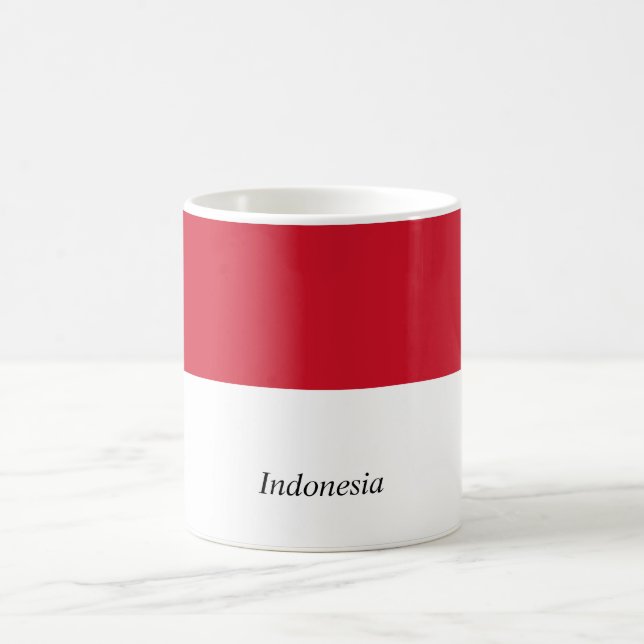 Café Caneca da bandeira de Indonésia (Centro)