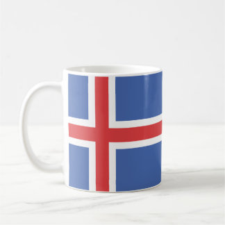 Café Caneca da bandeira de Islândia