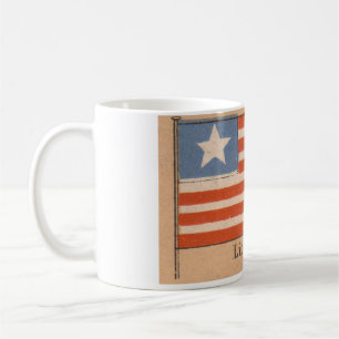 Café Caneca da bandeira de Liberia