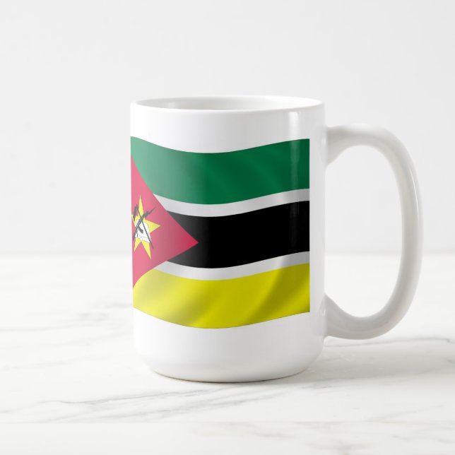 Café Caneca da Bandeira de Moçambique (Direita)