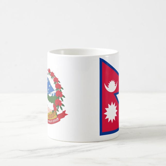 Café Caneca da bandeira de Nepal (Centro)