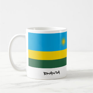 Café Caneca da bandeira de Rwanda