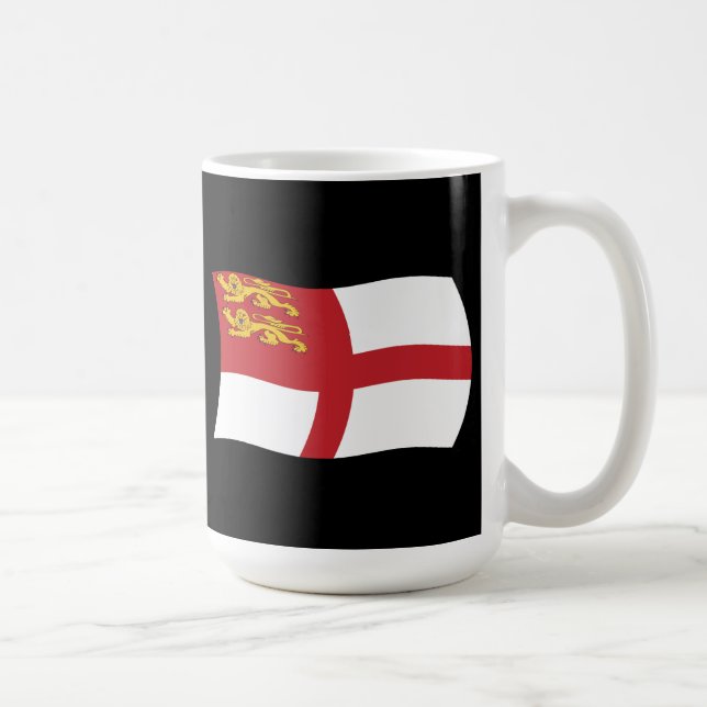 Café Caneca da Bandeira de Sark (Direita)