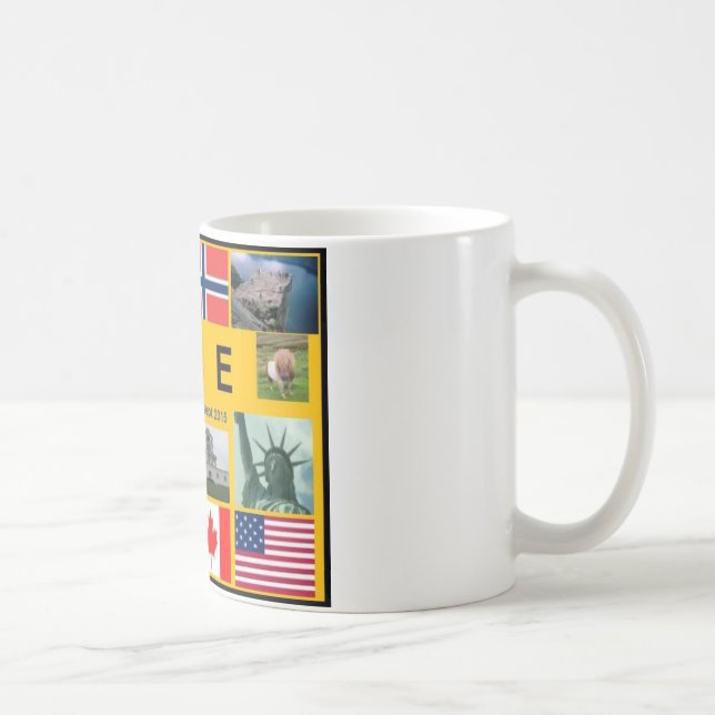 Café Caneca da bandeira de Shetland (Direita)