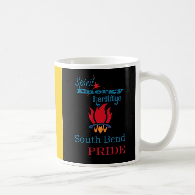 Café Caneca da bandeira de South Bend (Direita)