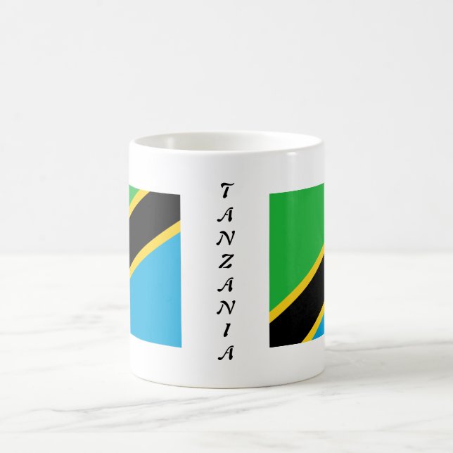 Café Caneca da bandeira de Tanzânia (Centro)