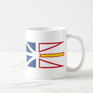 Café Caneca da bandeira de Terra Nova e de Labrador
