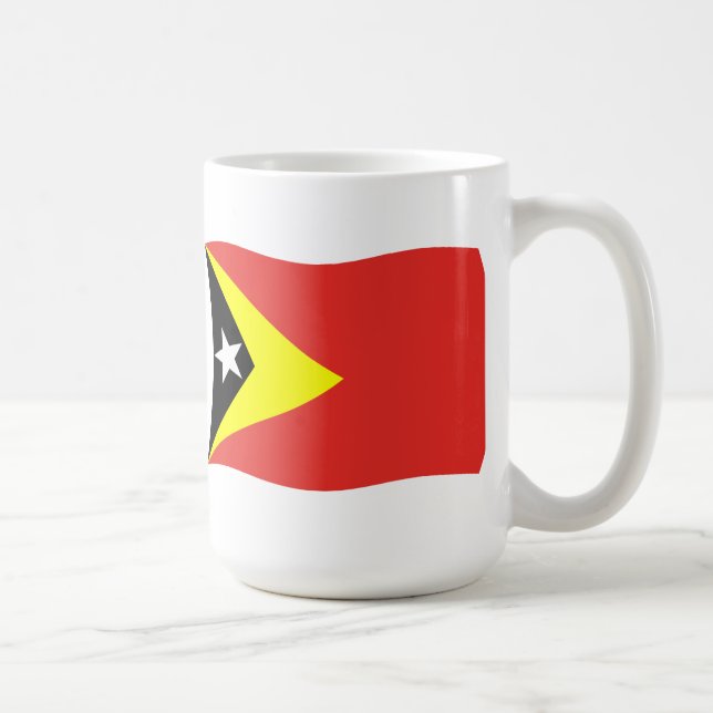 Café Caneca da Bandeira de Timor-Leste (Direita)