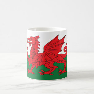 Café Caneca da bandeira de Wales