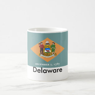 Café Caneca da bandeira do estado de Delaware