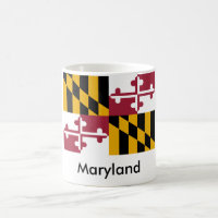 Caneca da bandeira do estado de Maryland