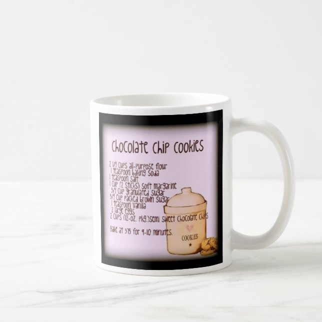 Café Caneca da bebida dos biscoitos dos pedaços de (Direita)