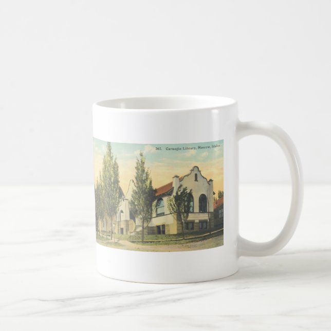 Café Caneca da biblioteca de Moscovo Idaho Carnegie (Direita)