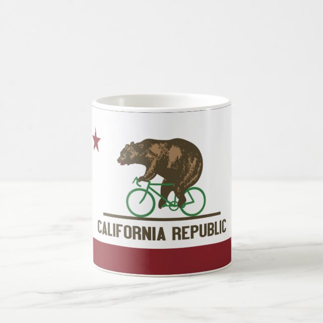 Café Caneca da bicicleta do urso de Califórnia (Centro)