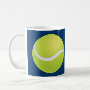 Café Caneca da bola de tênis