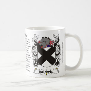 Café Caneca da brasão da família de Baldwin